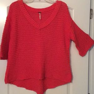 Blouse coral knit